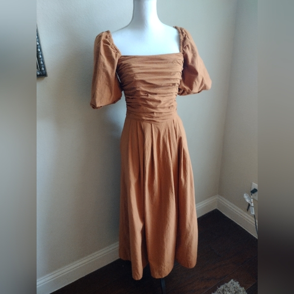 Free People Ain't She A Beaut Midi Dress XS - Picture 4 of 10